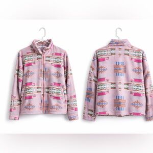 Blueb Geometric Fleece Jacket